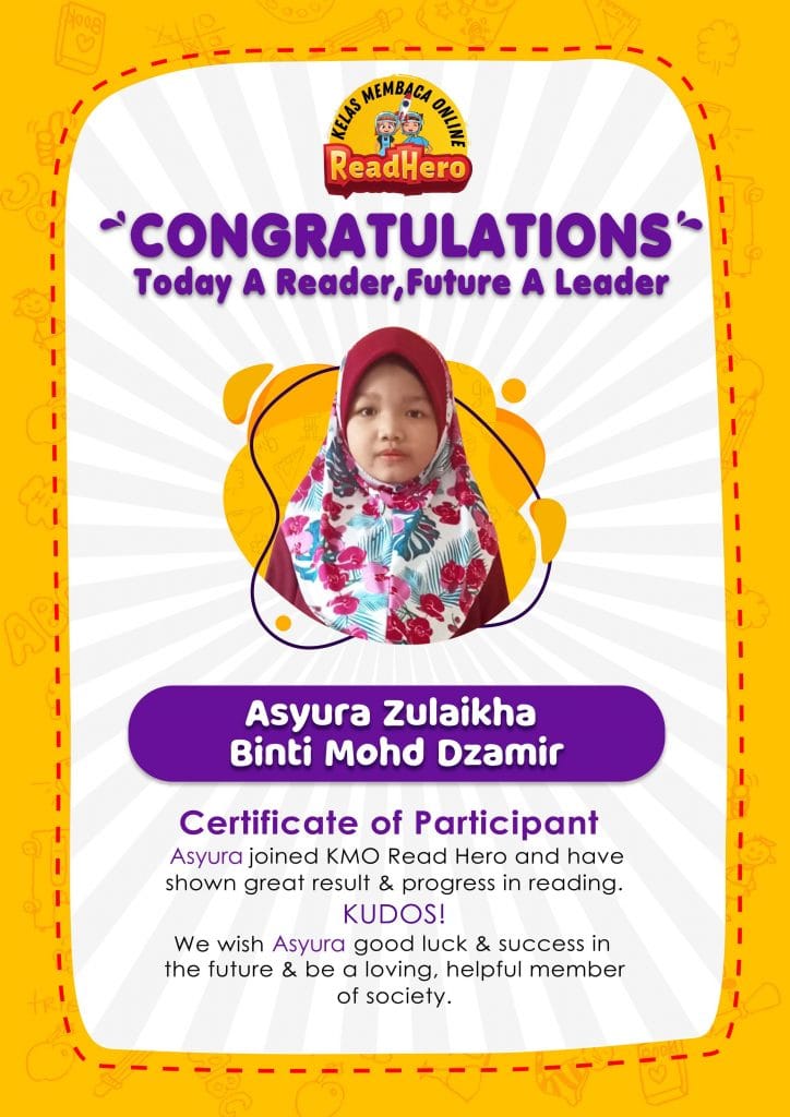 ASYURA ZULAIKHA BINTI MOHD DZAMIR