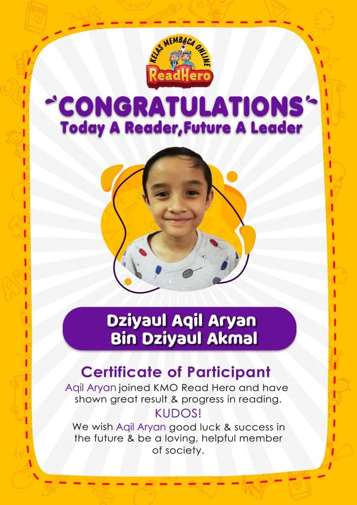 DZIYAUL AQIL ARYAN BIN DZIYAUL AKMAL