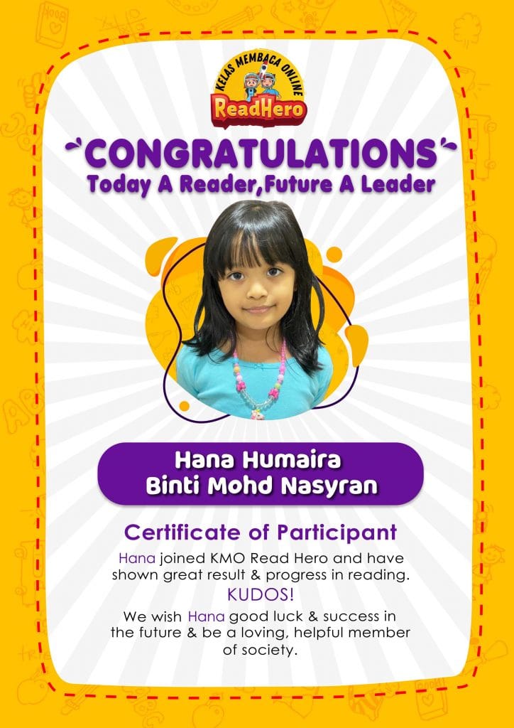 HANA HUMAIRA BINTI MOHD NASYRAN