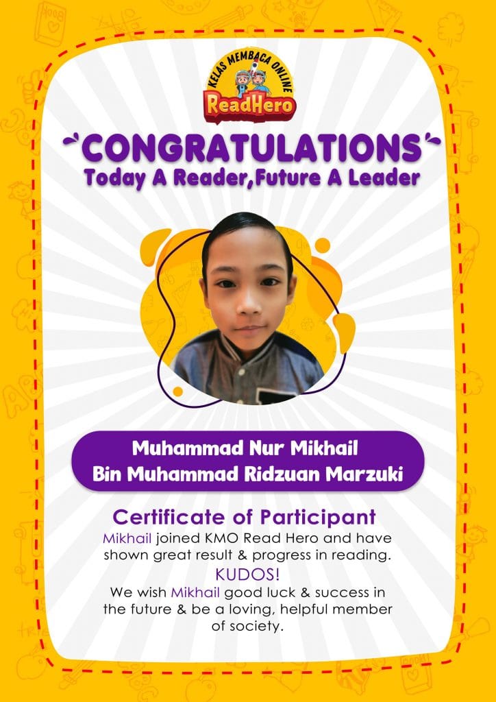 MUHAMMAD NUR MIKHAIL BIN MUHAMMAD RIDZUAN MARZUKI